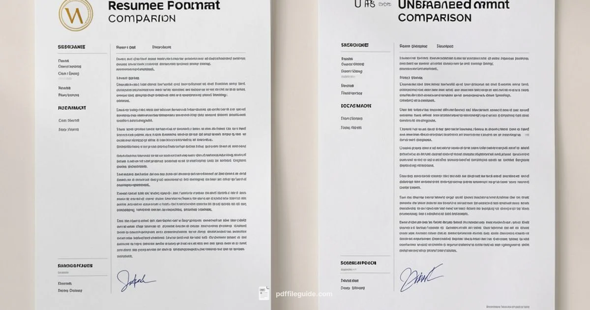 Resume Format Guide Resume Format Guide - PDF File Guide