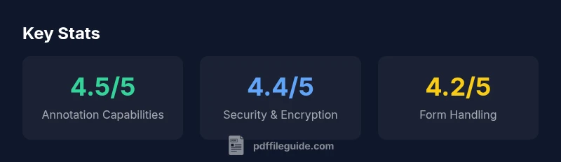 Stats infographic for Adobe Reader Pro review