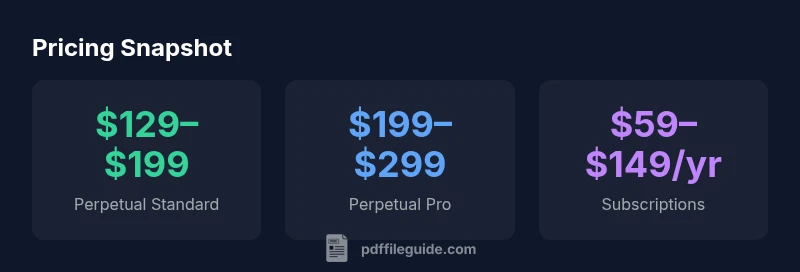 Pricing statistics for Foxit PDF Editor