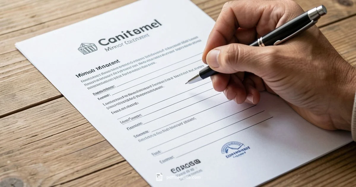 Minor Travel Consent - PDF File Guide