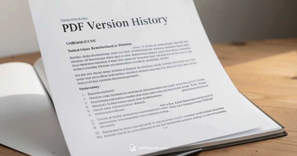 Version History - PDF File Guide