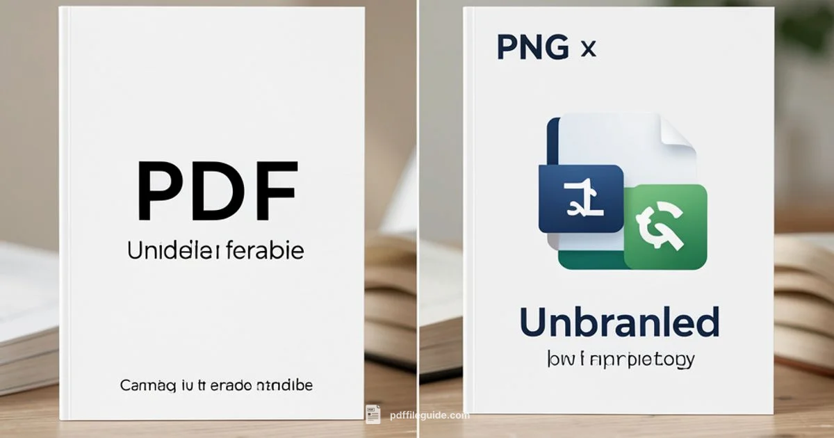 PDF vs PNG: Key Differences - PDF File Guide