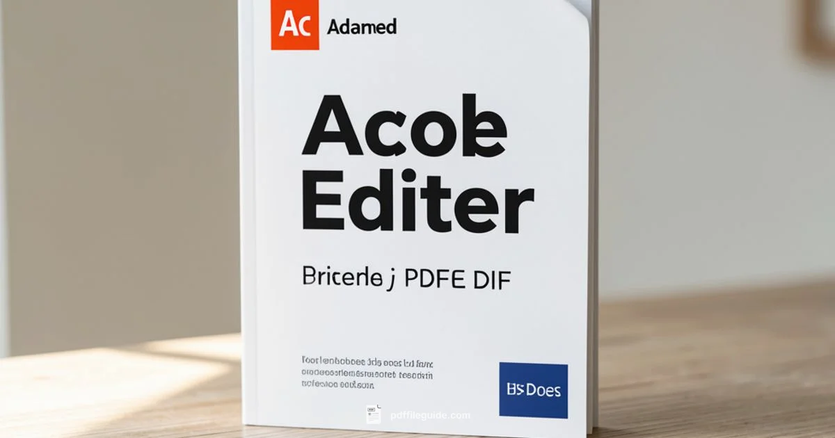 Adobe PDF Editor Price - PDF File Guide