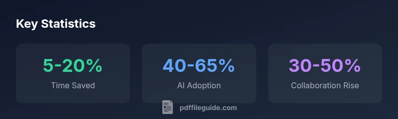 Statistics on 2025 PDF workflows and AI adoption