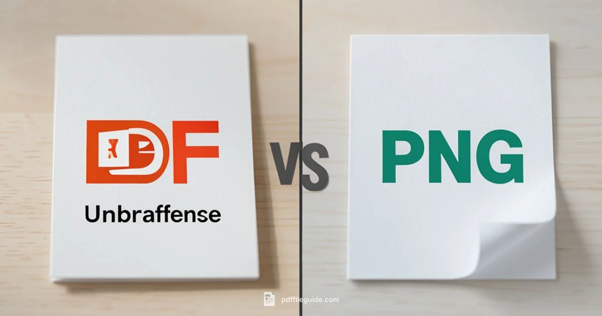 PDF vs PNG - PDF File Guide