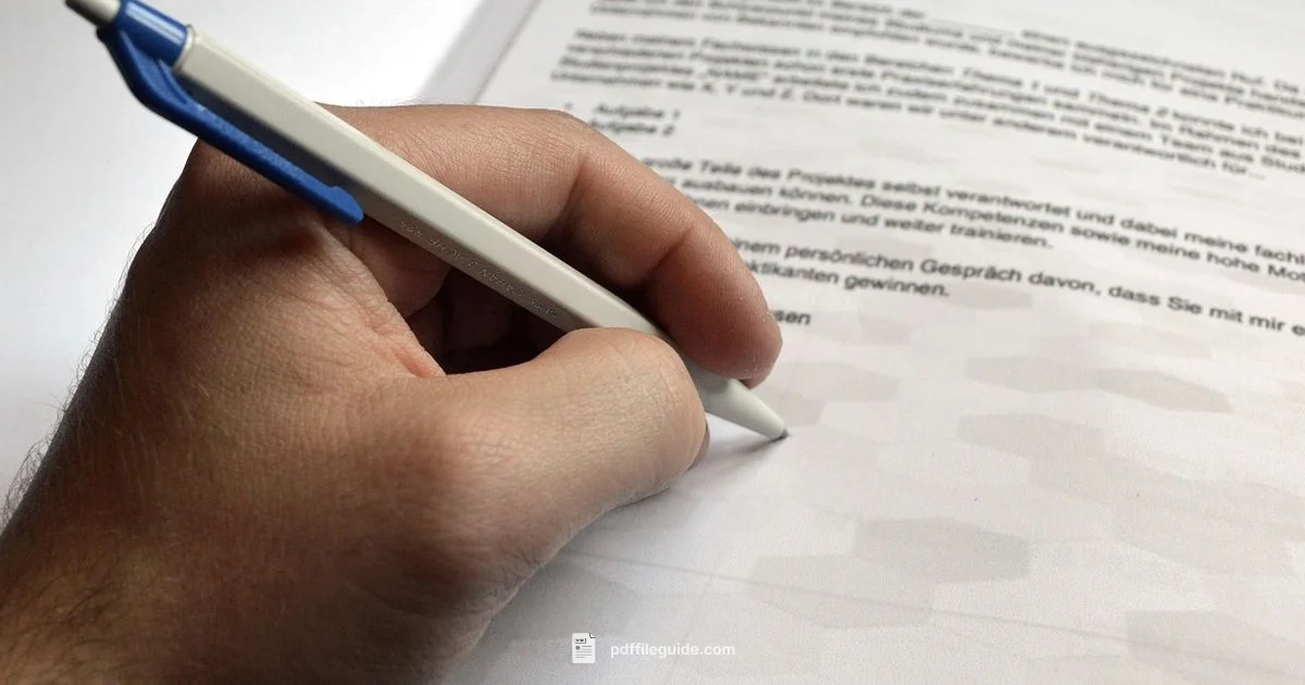 Cover Letter as PDF - PDF File Guide