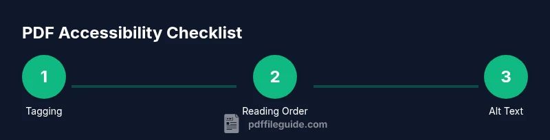 Process for checking PDF accessibility