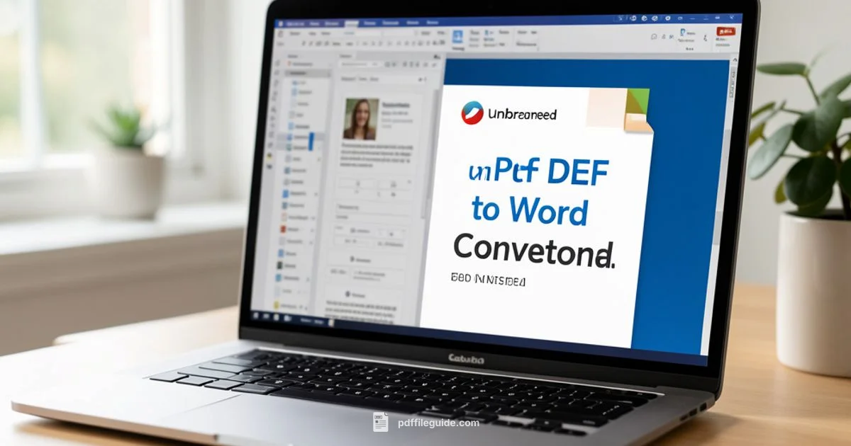 Convert to Word - PDF File Guide