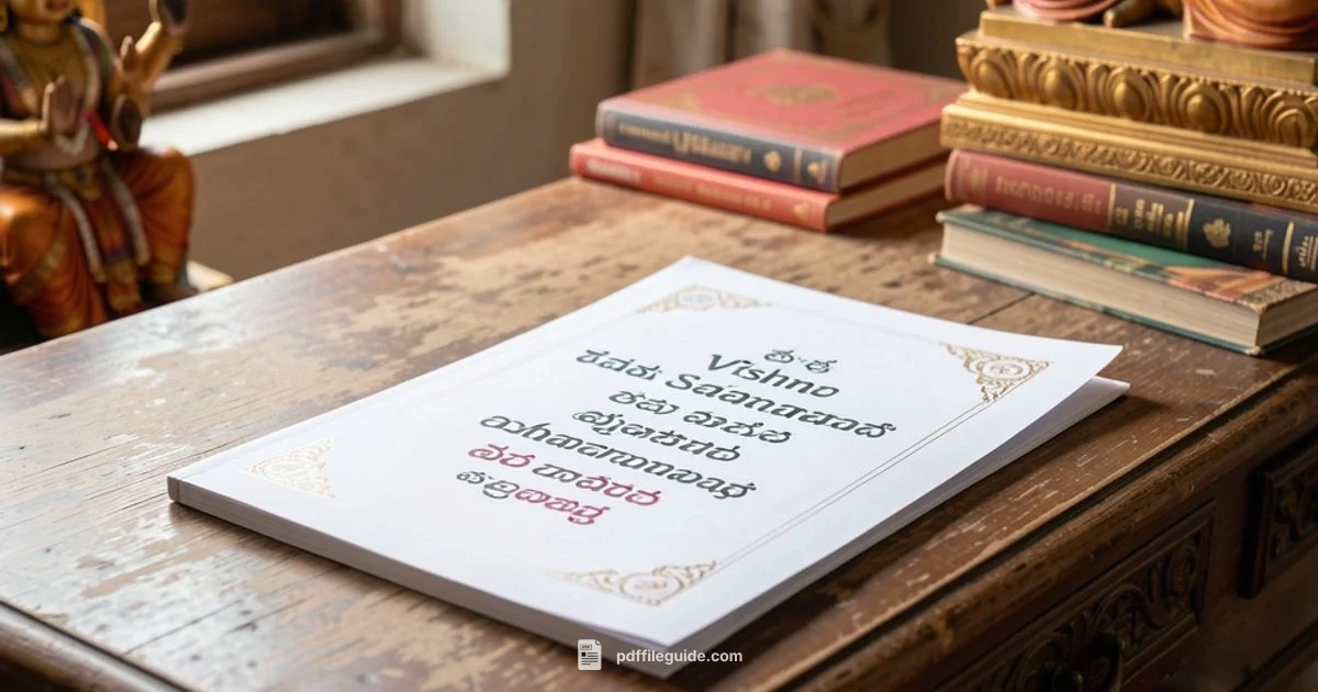 Telugu Vishnu PDF Telugu Vishnu PDF - PDF File Guide