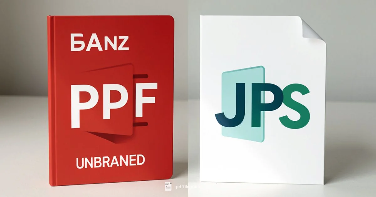 PDF vs JPG - PDF File Guide