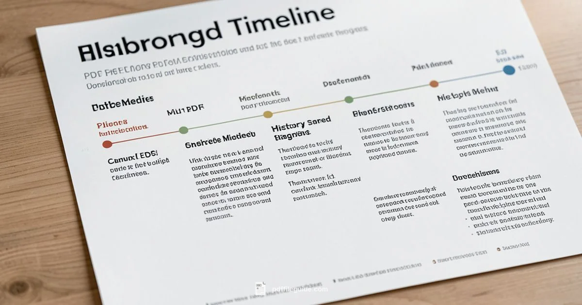 PDF History Timeline - PDF File Guide
