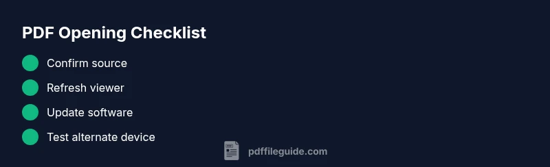 Tailwind infographic checklist for PDF troubleshooting