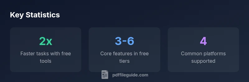 Key statistics about free PDF apps usage