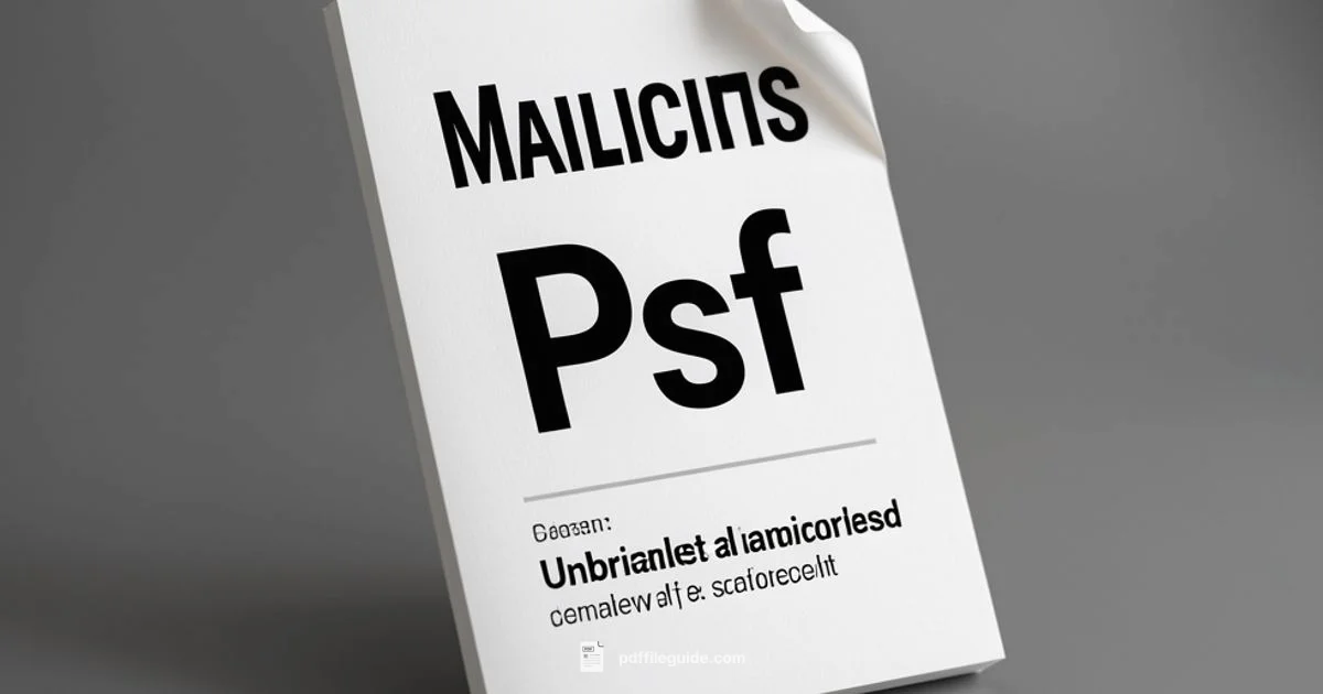 PDF Malware Risk - PDF File Guide