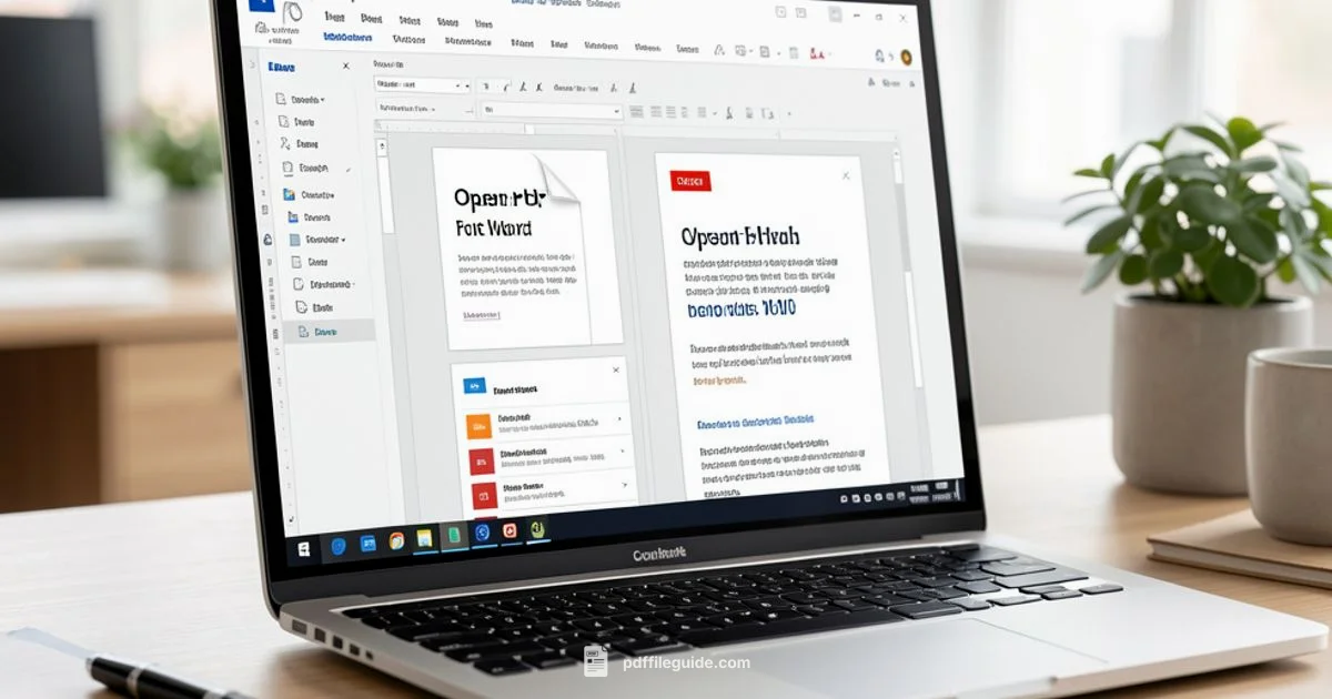 Open PDF in Word Open PDF in Word - PDF File Guide